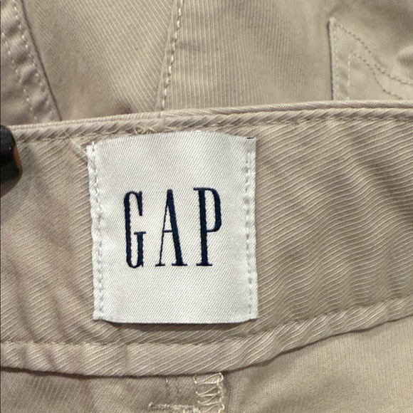 GAP High Rise Stride Wide Leg Khaki Pants - Picture 2 of 7